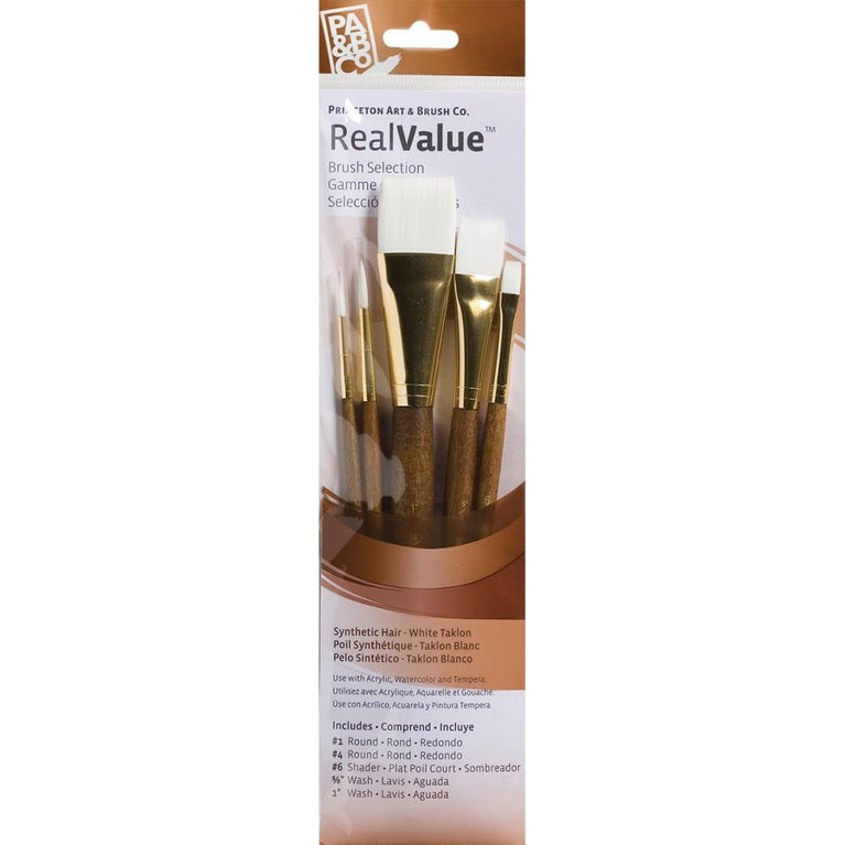 Princeton Synthetic White Taklon Brush Set - NTS
