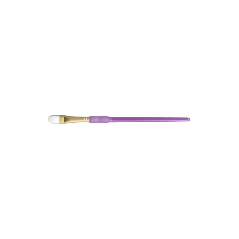 Crafter's Choice White Taklon Filbert Brush- NTS