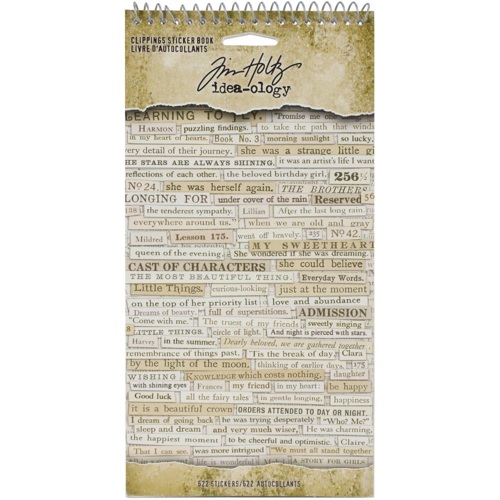 Clippings Spiral Bound Sticker by Tim Holtz - NTS