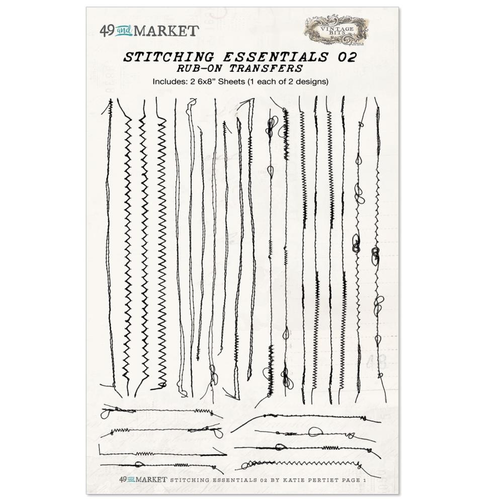 Stitching Essentials Rub On Transfer Set - NTS