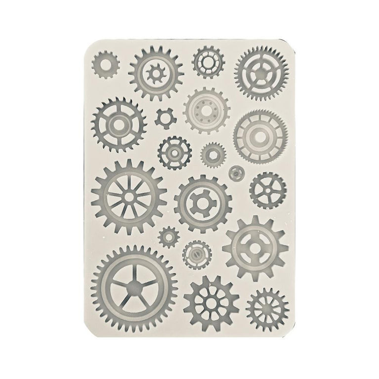Stamperia Sir Vagabond in Fantasy World Gears Silicone Mould - NTS