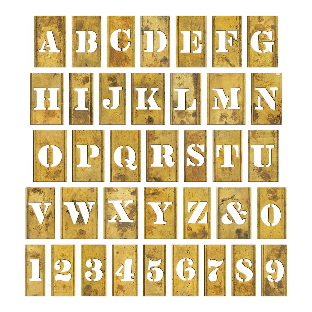 Mini Stencil Chips by Tim Holtz - NTS