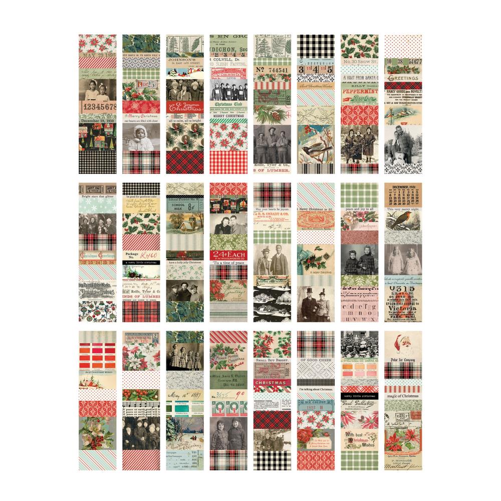 Christmas 2024 Large Collage Strips by Tim Holtz - NTS
