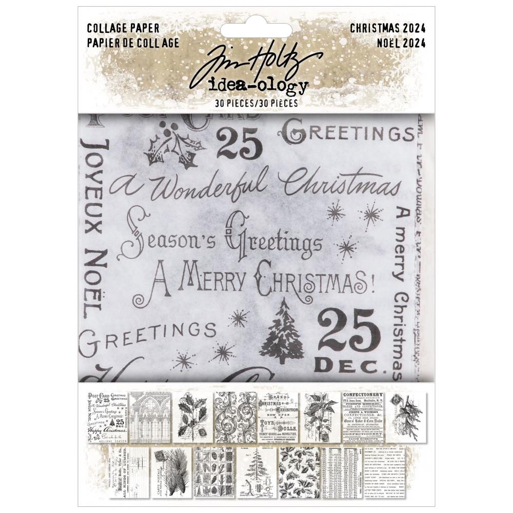 Christmas 2024 Collage Paper by Tim Holtz - NTS