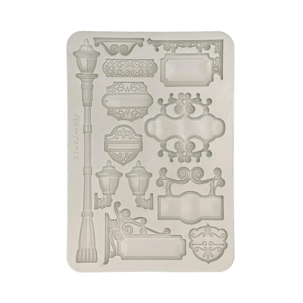 Stamperia Art of Traveling Plates Silicone Mould - NTS