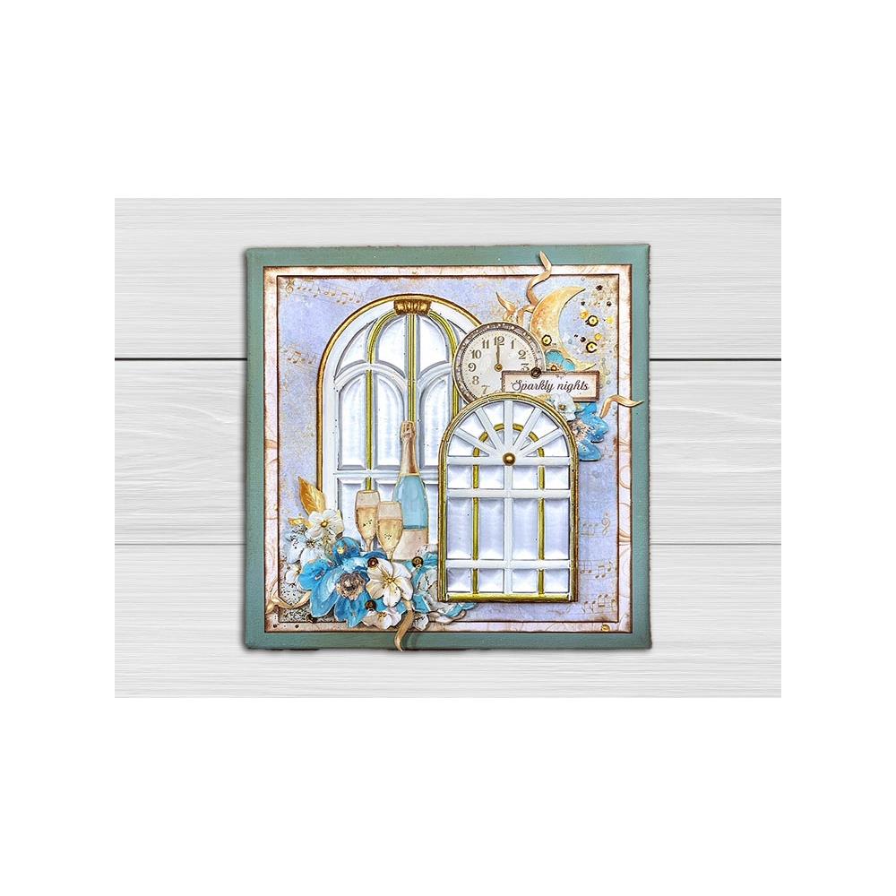 Stamperia Masquerade Windows Silicone Mould - NTS