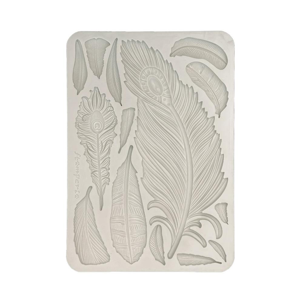 Stamperia Masquerade Feathers Silicone Mould - NTS
