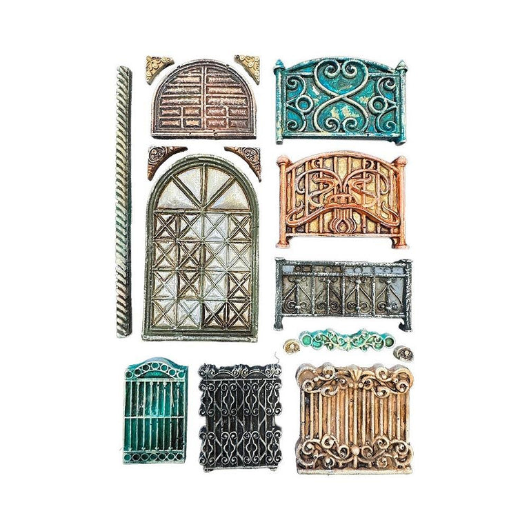 Stamperia Fence & Door Silicone Mould - NTS