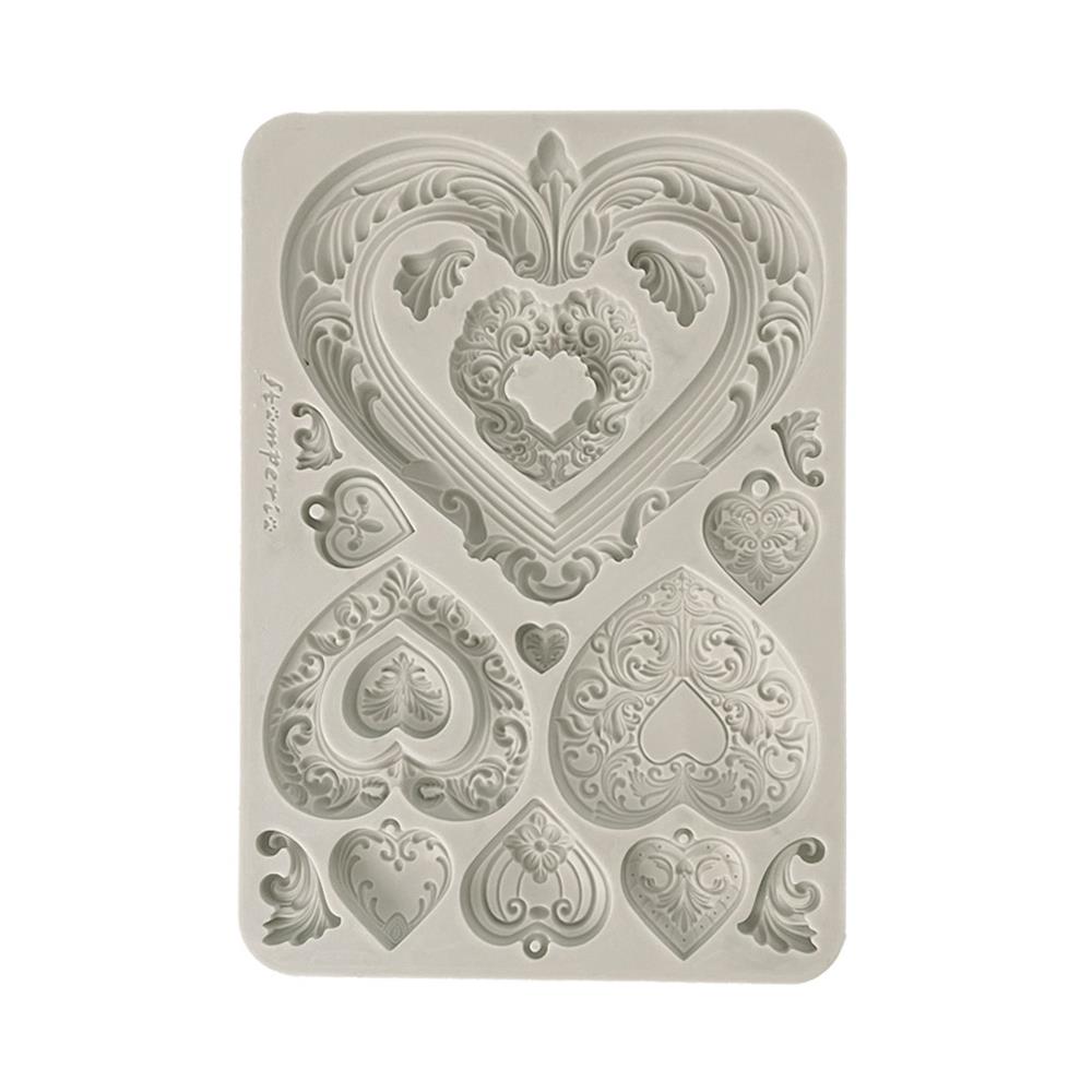 Stamperia Hearts Silicone Mould - NTS
