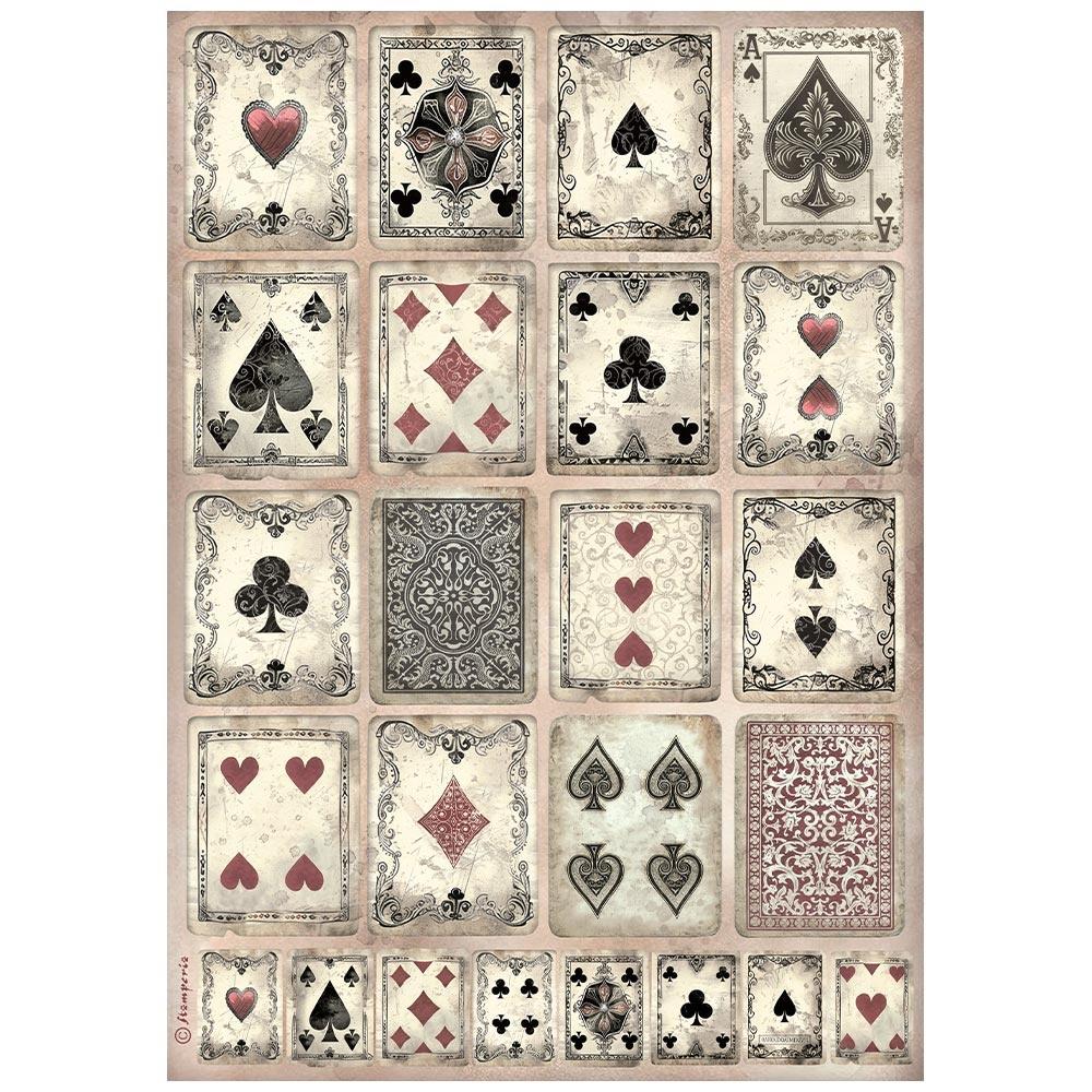 Stamperia Cards Rice Paper - NTS