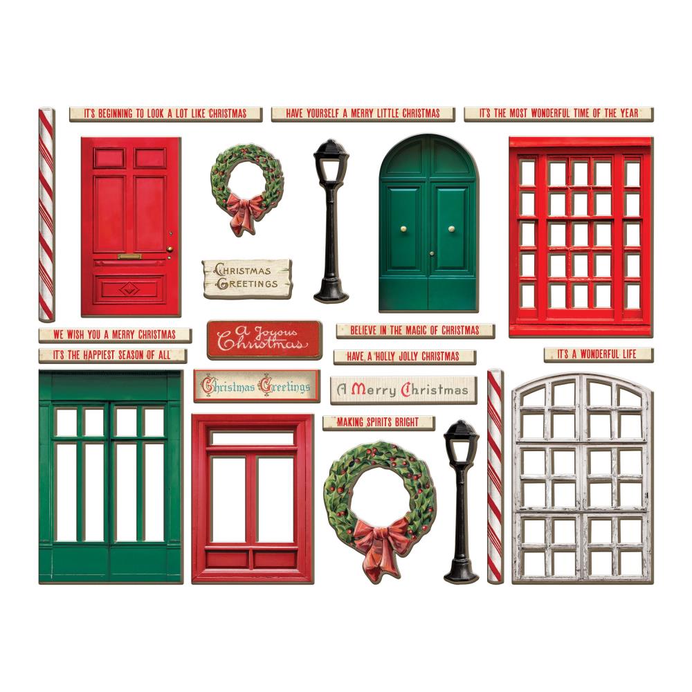 Christmas Baseboard Frames by Tim Holtz - NTS