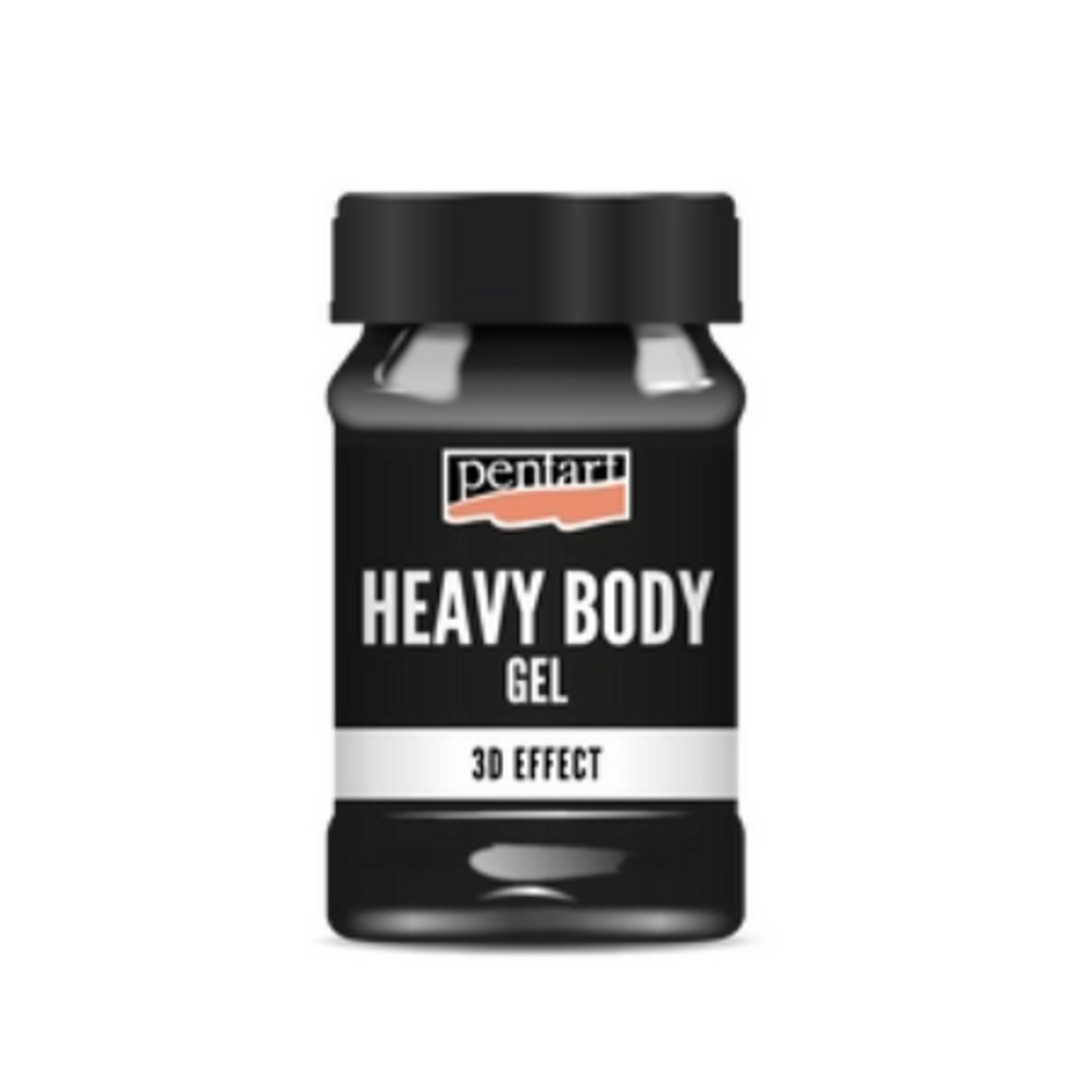 Pentart Heavy Body Gel, Glossy Black