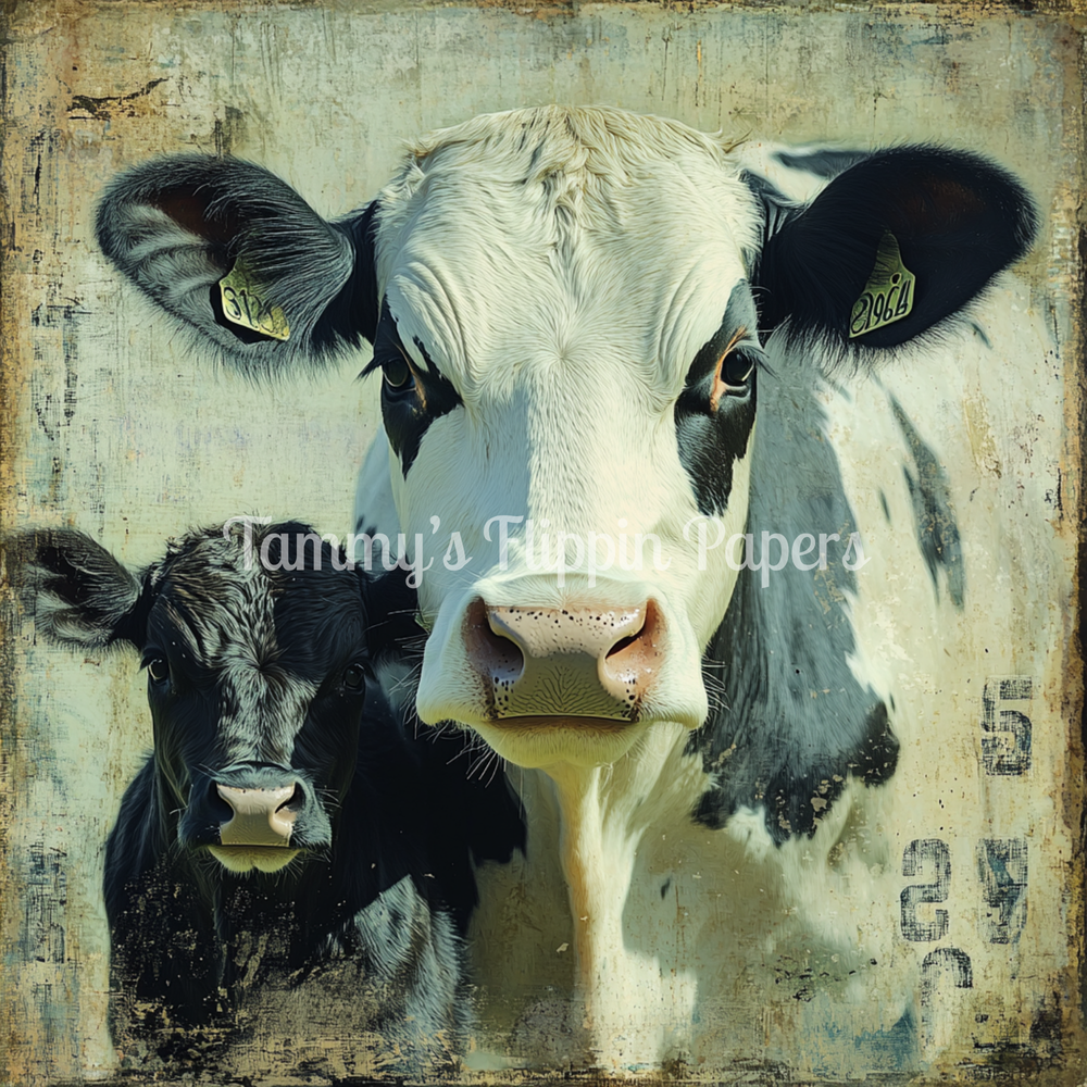 (45GSM) Moo-ternal Love Tissue Paper - Flippin Furniture