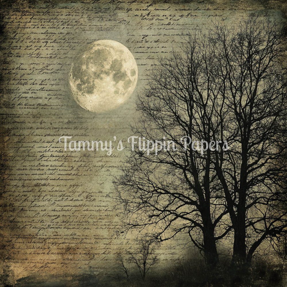 (45GSM) Nocturnal Notations Tissue Paper - Flippin Furniture