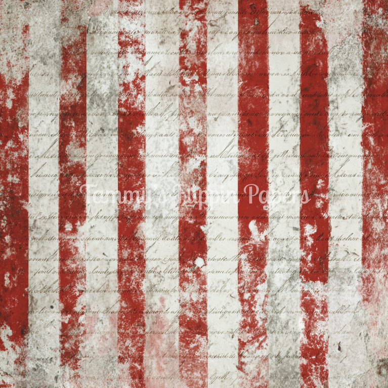 Red Distressed Stripes Tissue Paper - Flippin Furniture