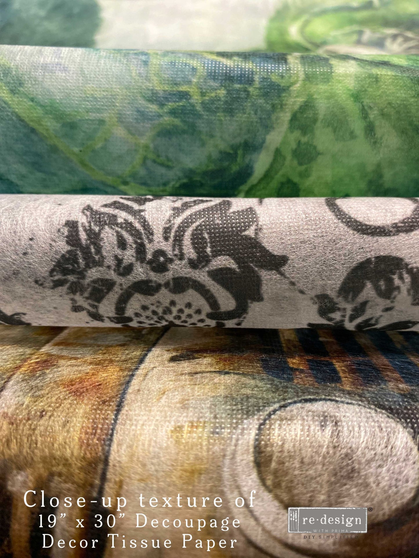 Curious Journey Decoupage Decor Tissue Paper - ReDesign with Prima