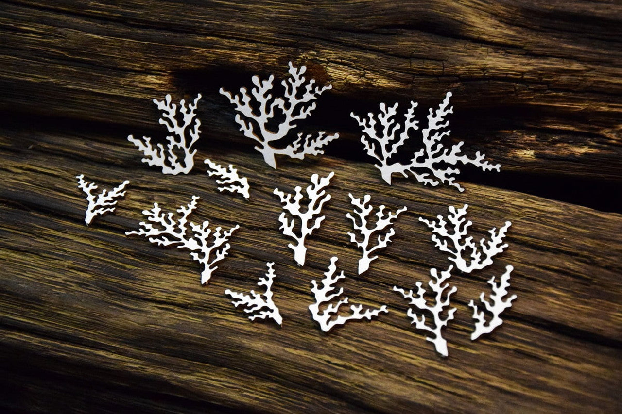 Chipboard Tropical Adventure, Corals - SnipArt