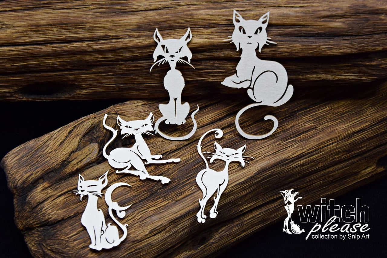 Chipboard Cat Set - Snipart