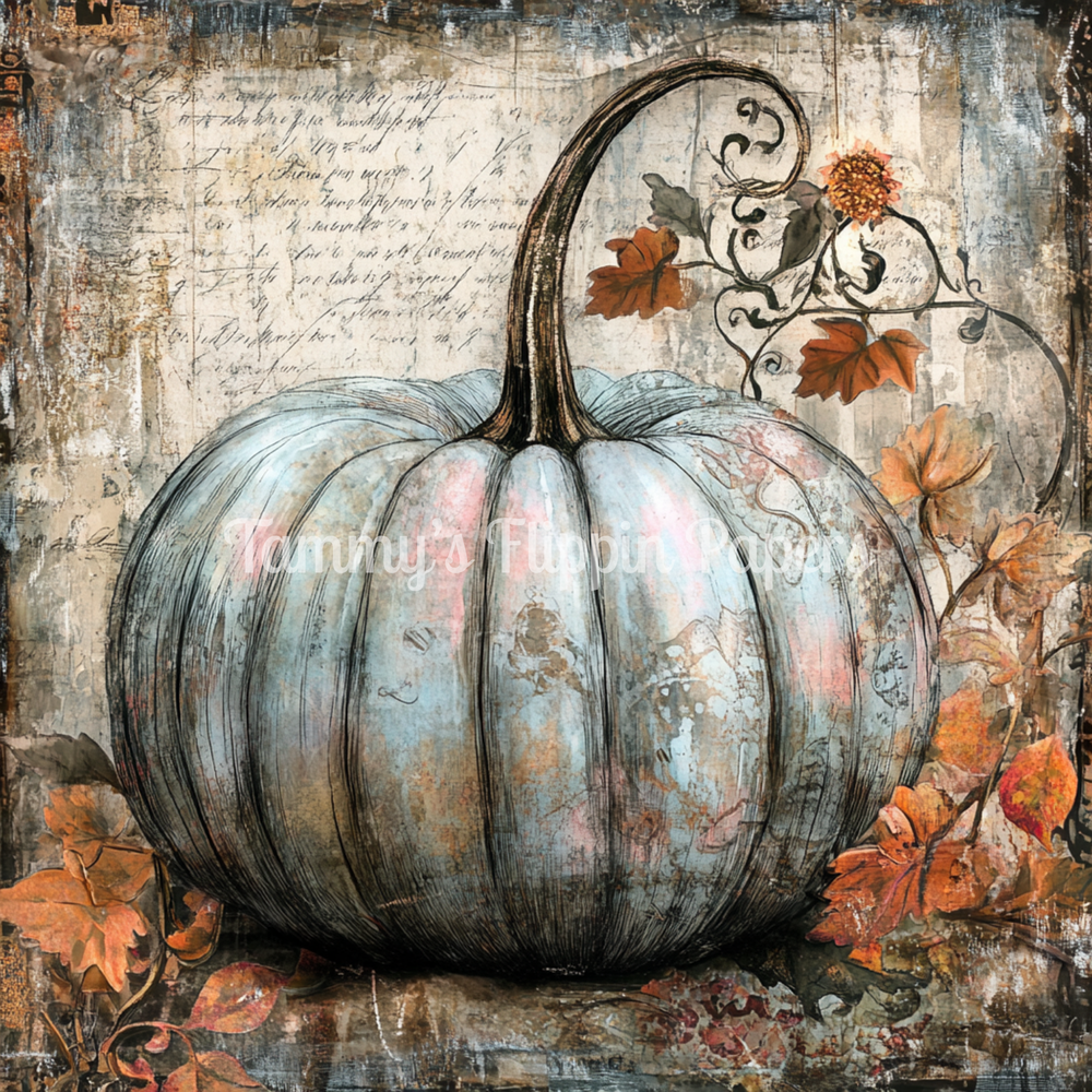 Blue Autumn Tissue Paper - Flippin Furniture