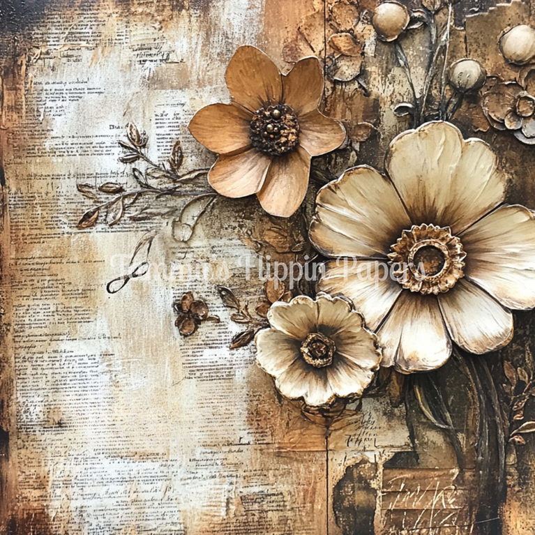 Heirloom Garden Tissue Paper - Flippin Furniture