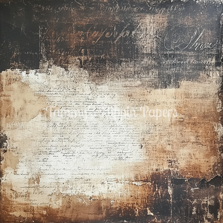 Dark Correspondence Tissue Paper - Flippin Furniture