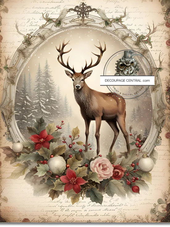 Grand Stag (DC190) Rice Paper - Decoupage Central