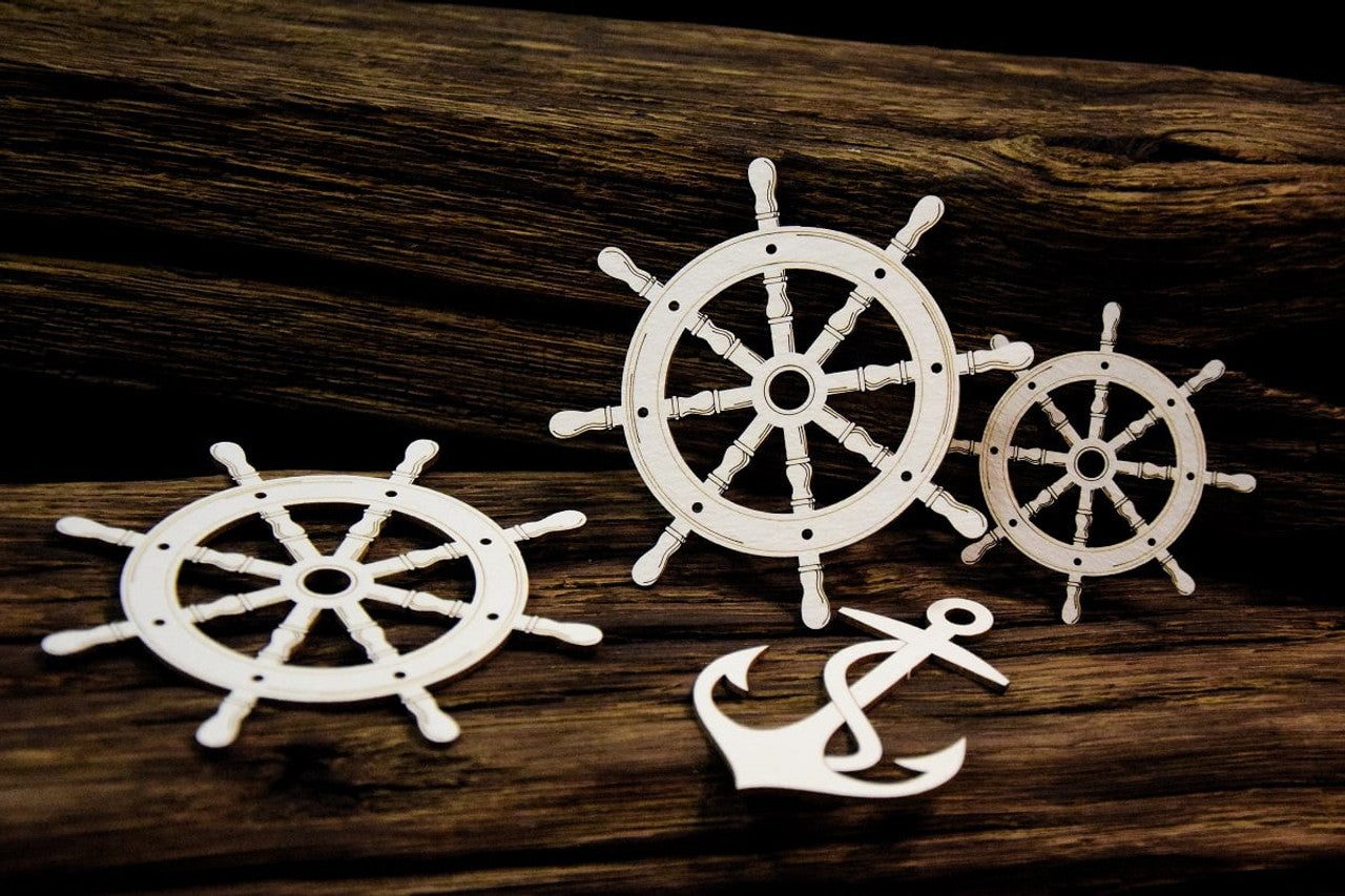 Chipboard Tropical Adventure, Steering Wheel - SnipArt