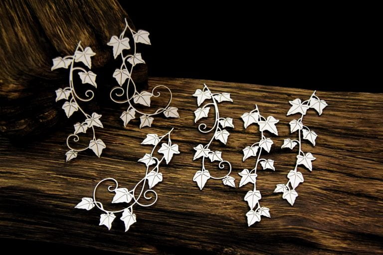 Chipboard Wandering Ivy Twigs - SnipArt