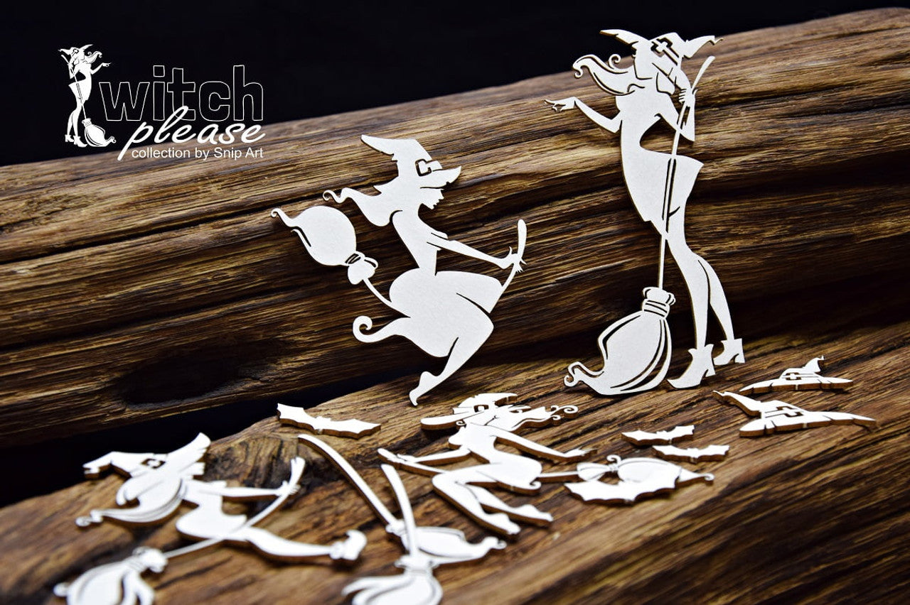 Chipboard Witches Set - SnipArt