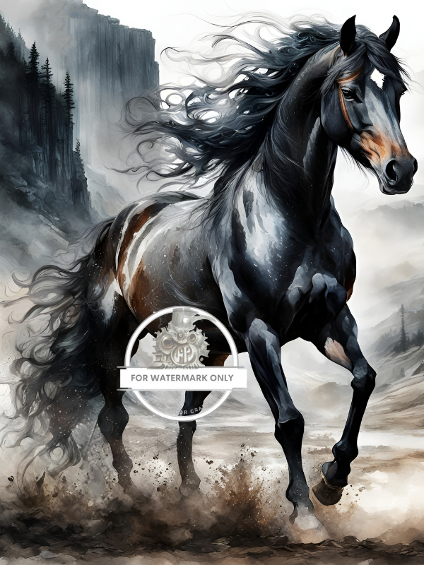 The Stallion Rice Paper - Decoupage Central