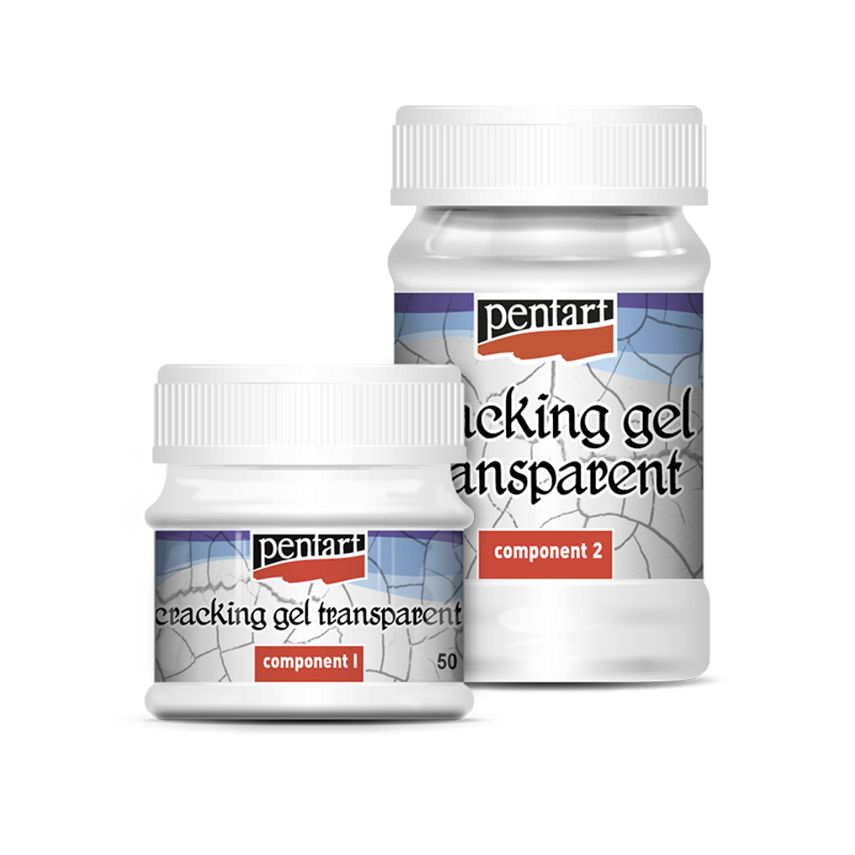 Pentart Cracking Gel, Transparent