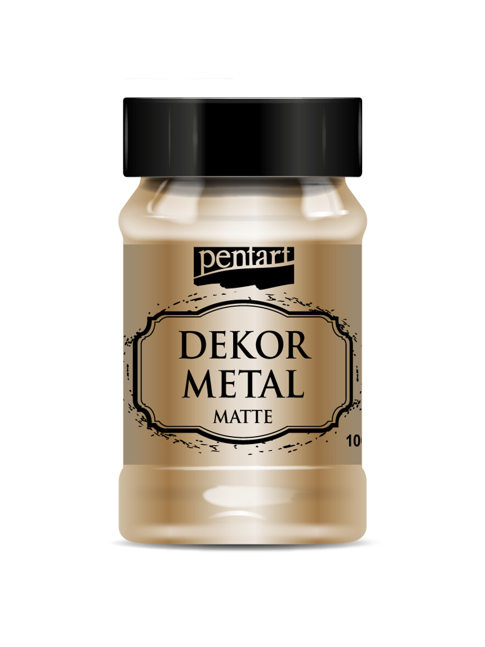 Dekor Metal Matte Bronze Acrylic Paint - Decoupage Queen