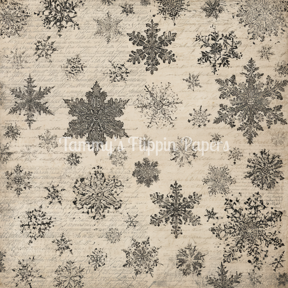 Falling Flurries Tissue Paper - Flippin Furniture