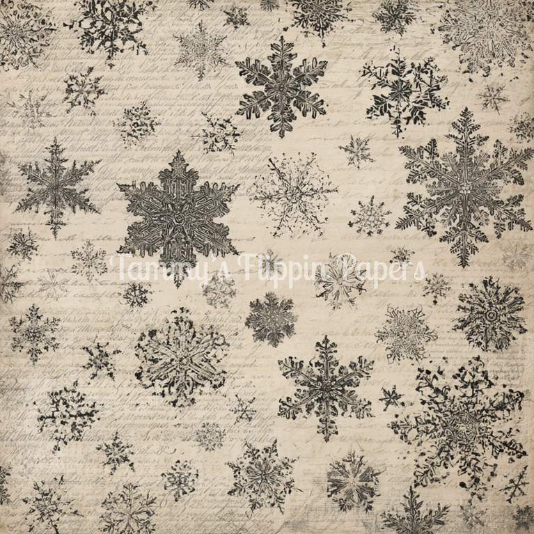 Falling Flurries Tissue Paper - Flippin Furniture