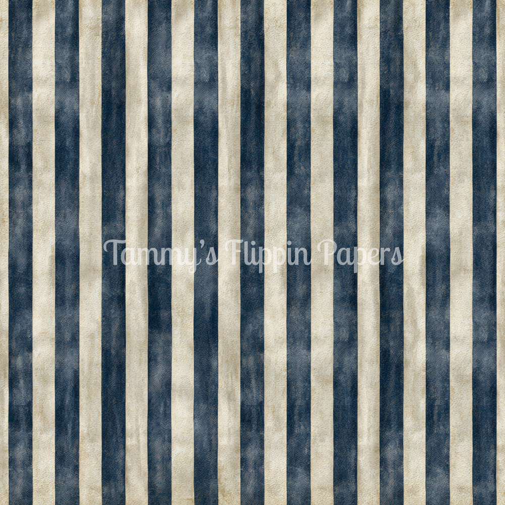 Navy & Cream Stripes Tissue Paper - Flippin Furniture