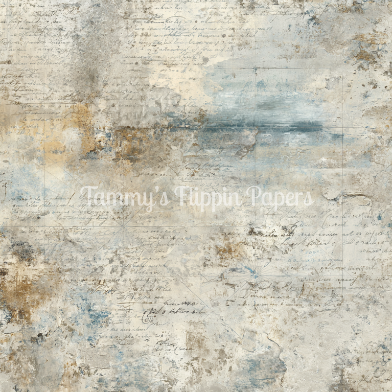 Coastal Script Tissue Paper - Flippin Furniture