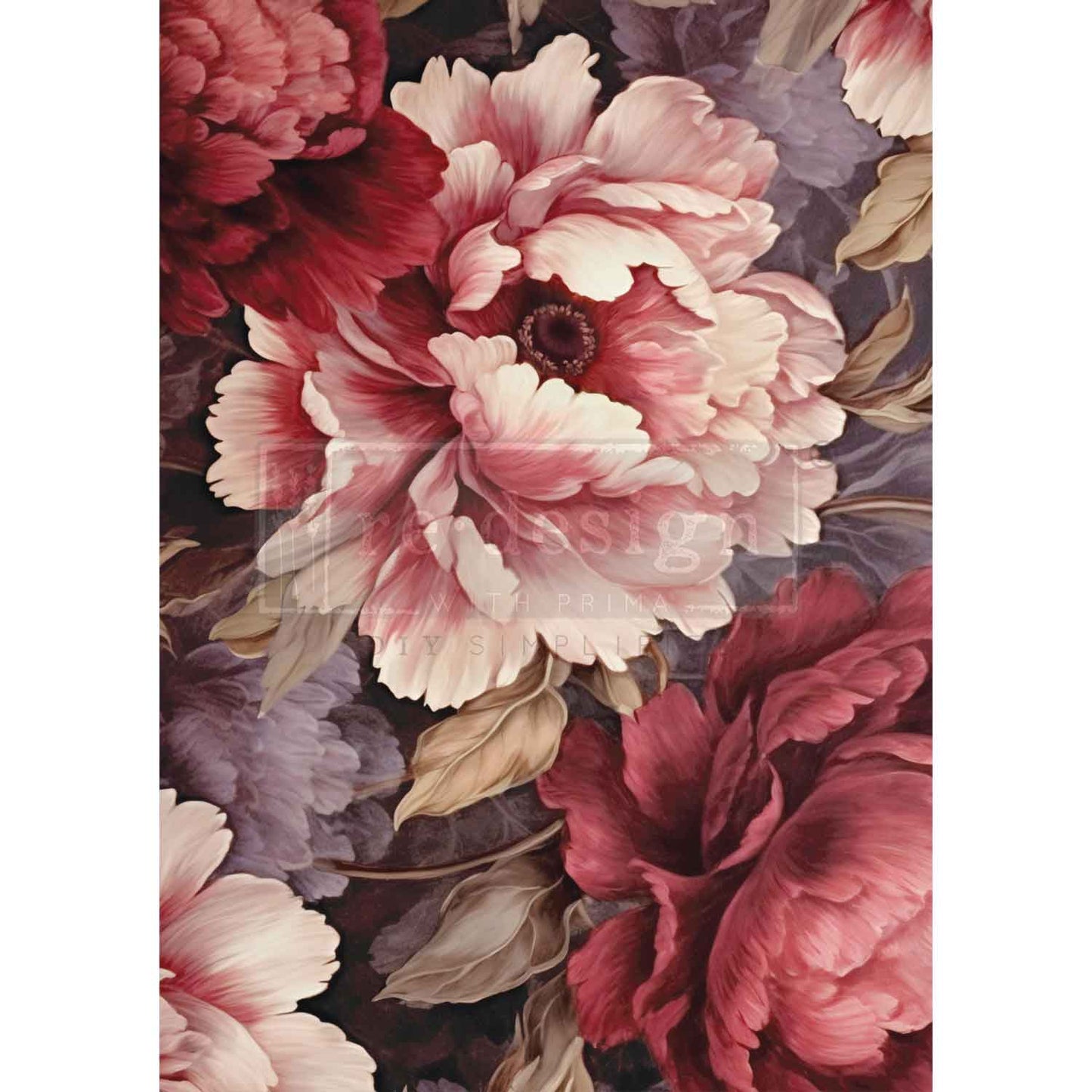 Dreamy Rose Cascade A1 Decoupage Fiber - ReDesign with Prima