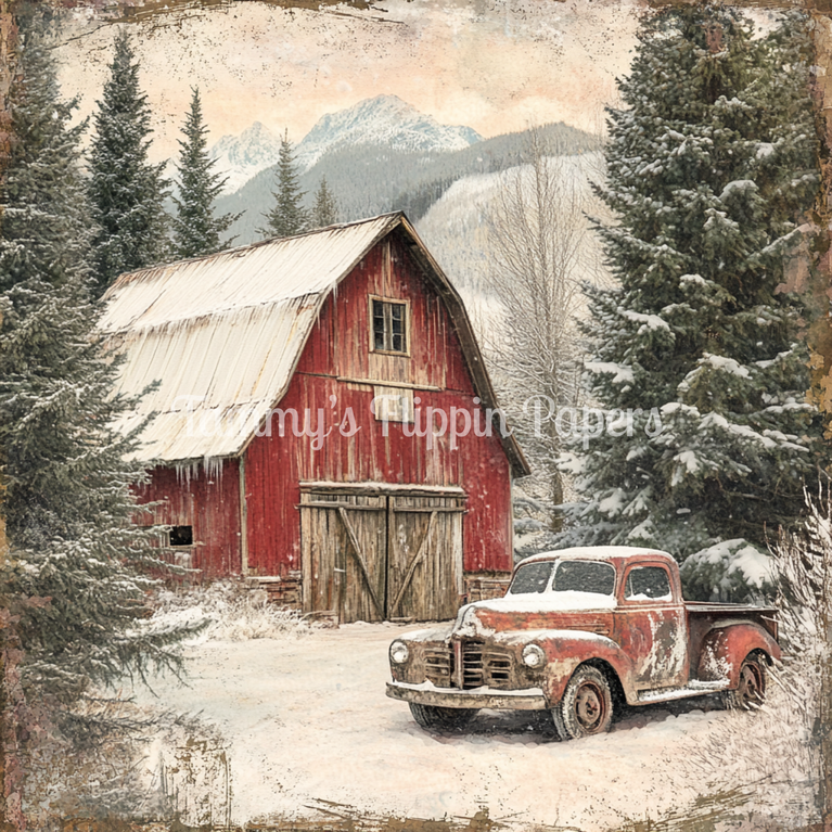 Country Vintage Ride Tissue Paper - Flippin Furniture