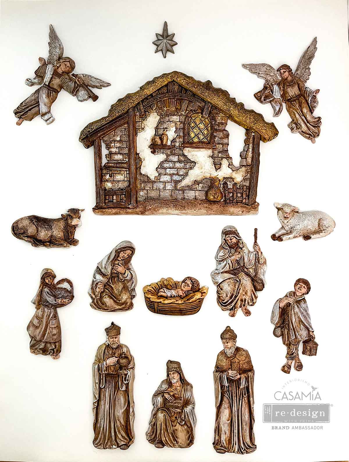 Holy Night Nativity Decor Mould - ReDesign with Prima
