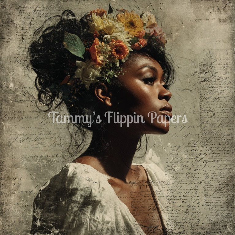 Crown of Blooms Tissue Paper - Flippin Furniture