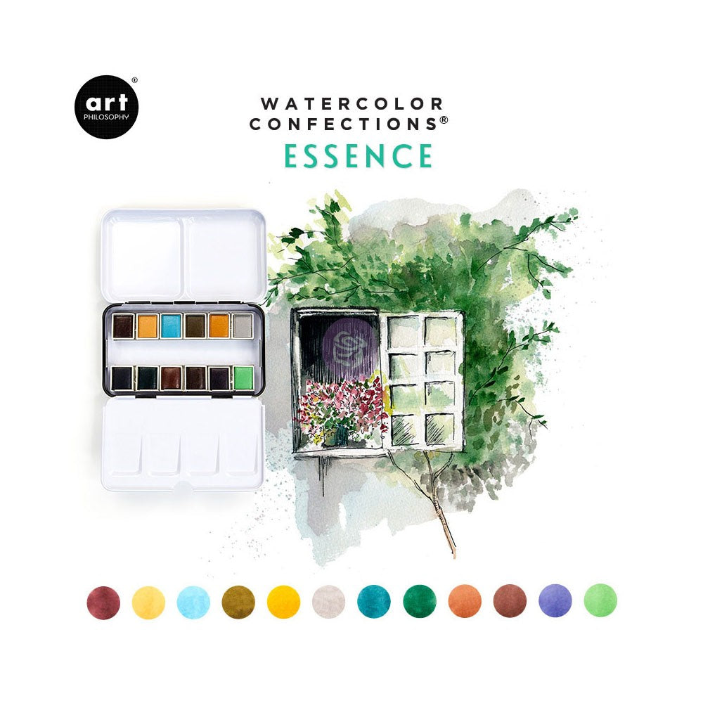 Essence Pan Set - Watercolor Confections - Prima Marketing