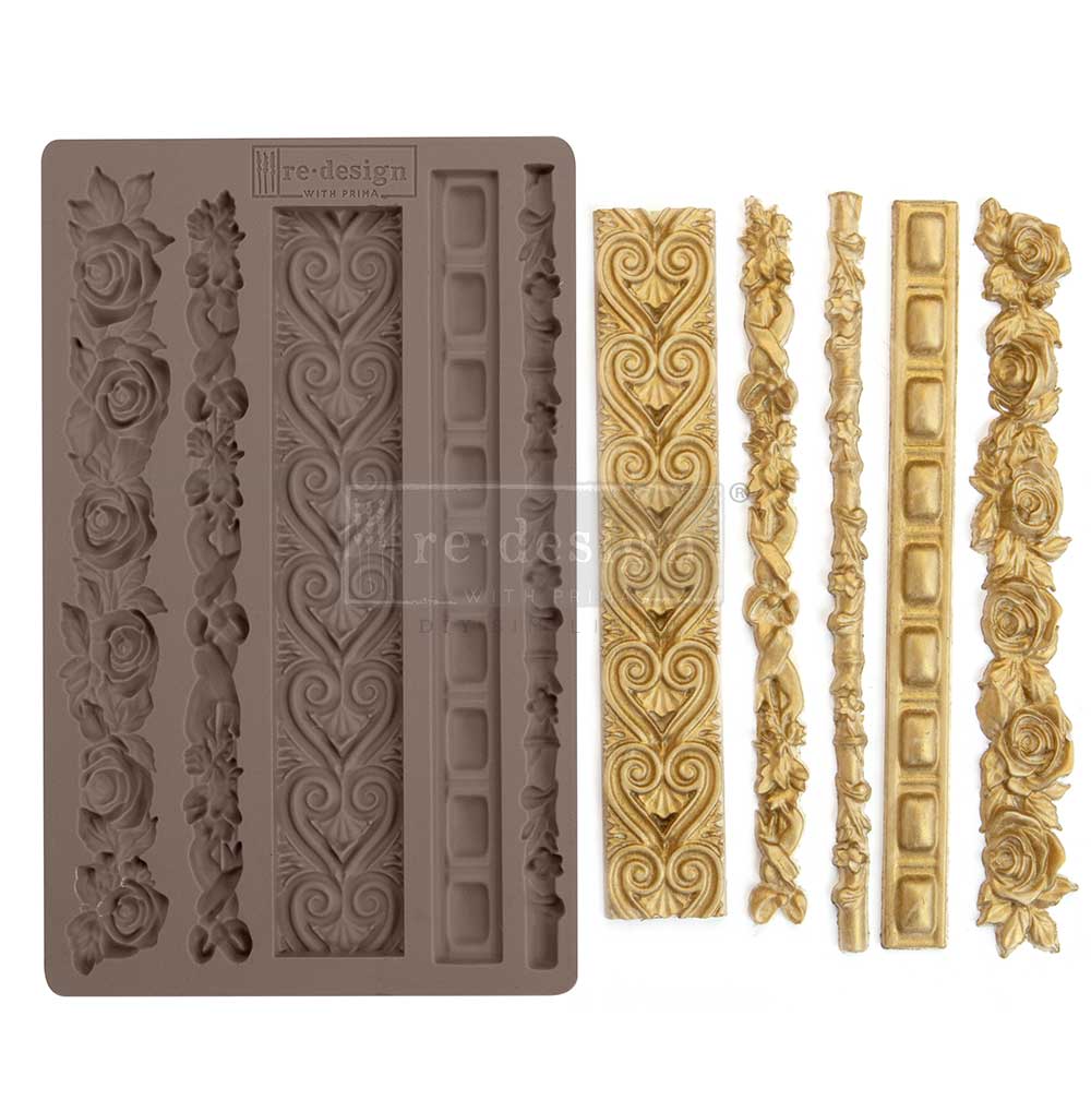 Elegant Borders Mould - ReDesign with Prima
