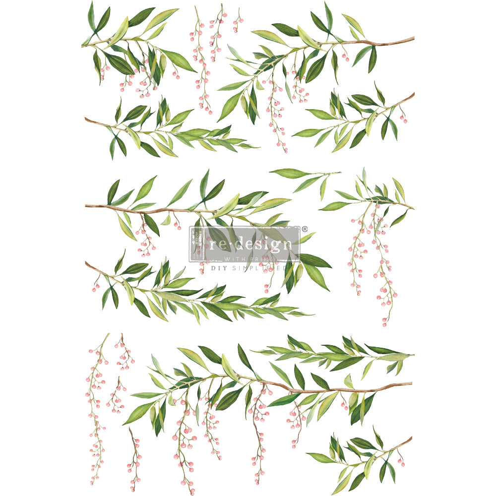 Spring Branch Decor Transfer - ReDesign with Prima