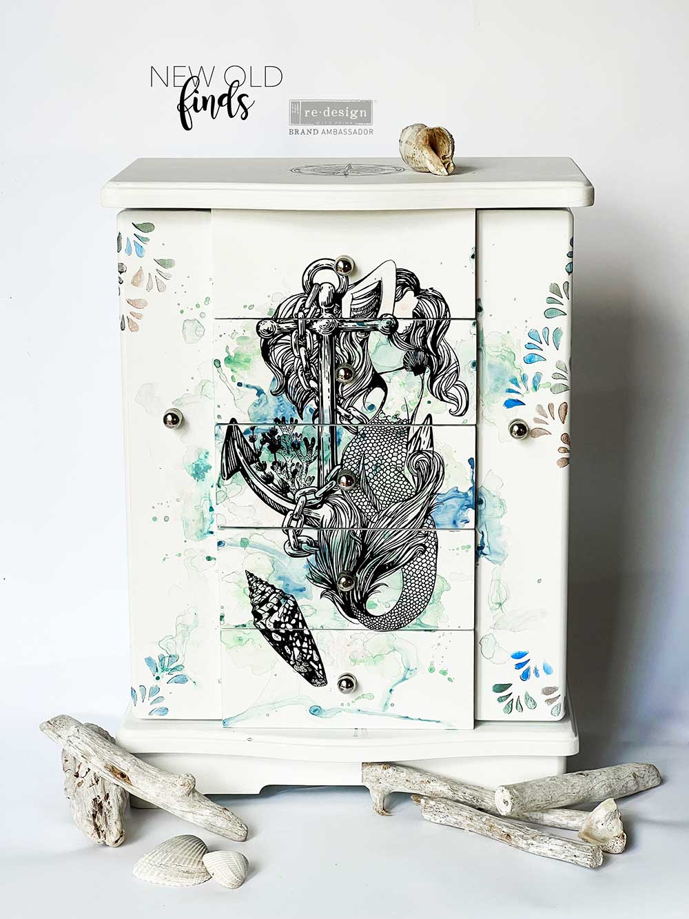 Mermaid Treasure Small Decor Transfer - ReDesign with Prima