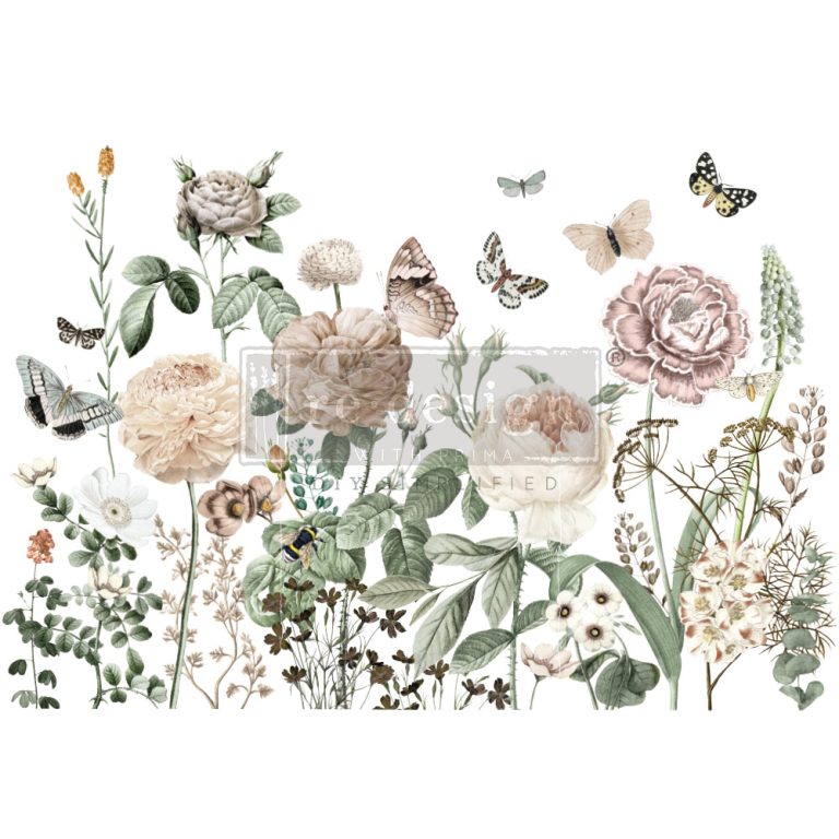 All the Flowers Decor Transfer - ReDesign with Prima