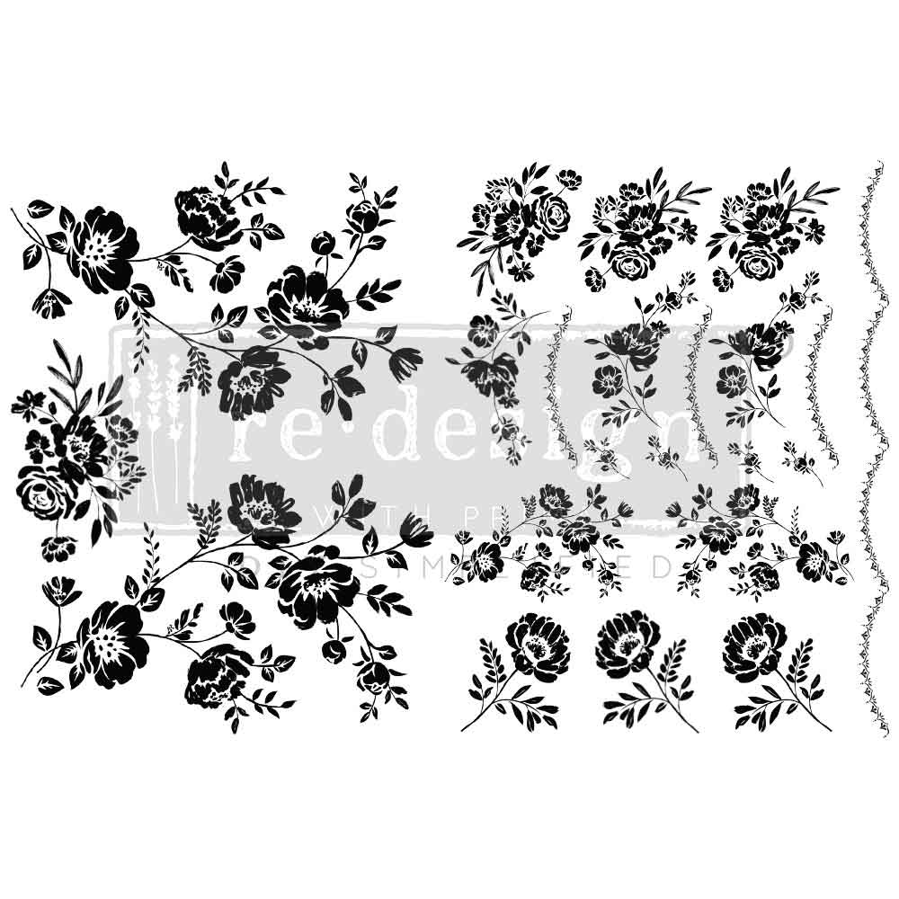 Blossomy H2O Decor Transfer - ReDesign with Prima