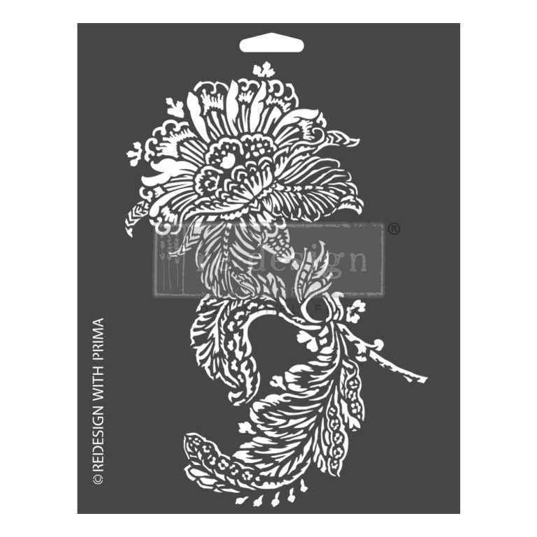 Adored Paisley Stencil - ReDesign with Prima