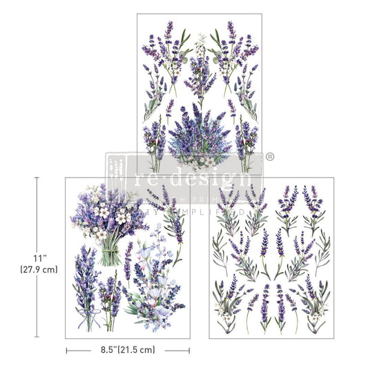Lavender Bunch, 8.5"x11" - ReDesign Middy Decor Transfer