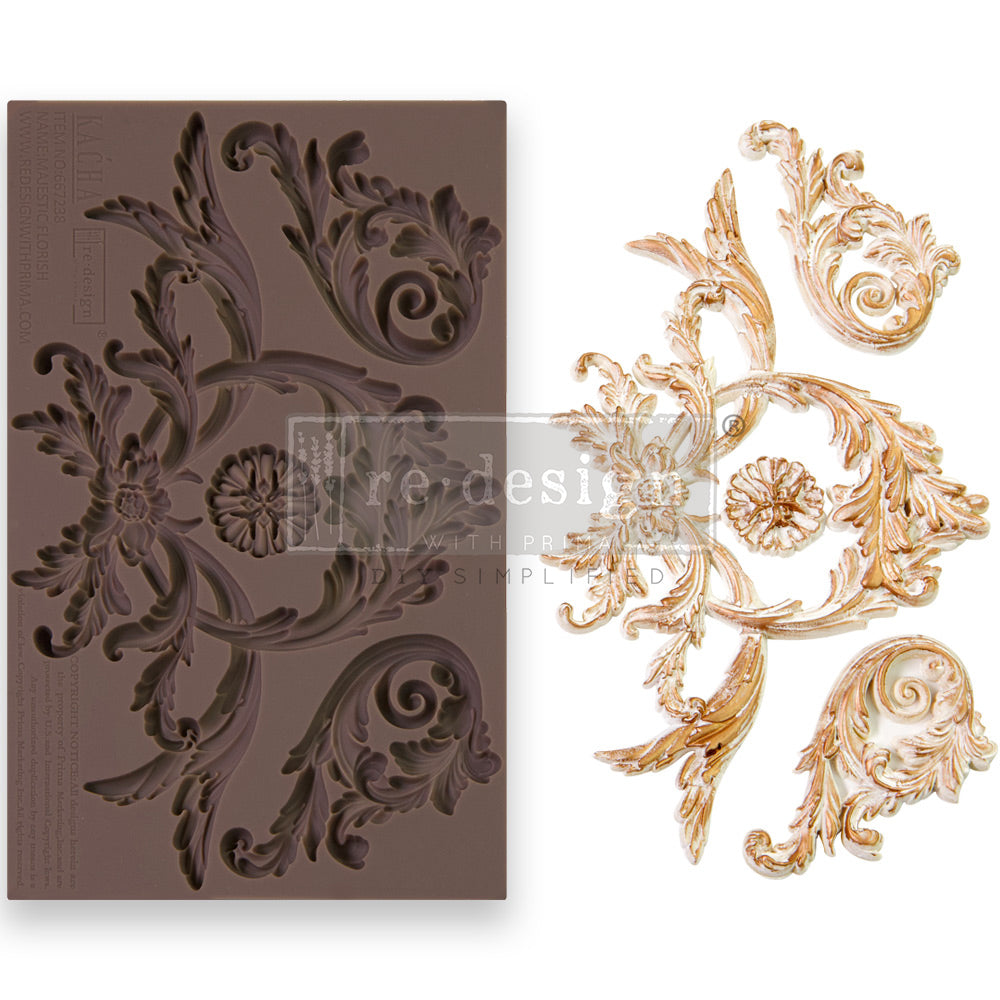 Majestic Flourish by Kacha Decor Mould - ReDesign with Prima