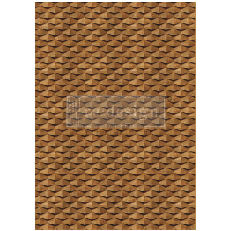 Timber Luxe A1 Decoupage Fiber Paper - ReDesign with Prima